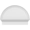 Ekena Millwork Half Round Smooth Architectural Grade PVC Combination Pediment, 26"W x 19-3/4"H x 2-3/4"P PEDPC026X200HRO00 - alternate 6